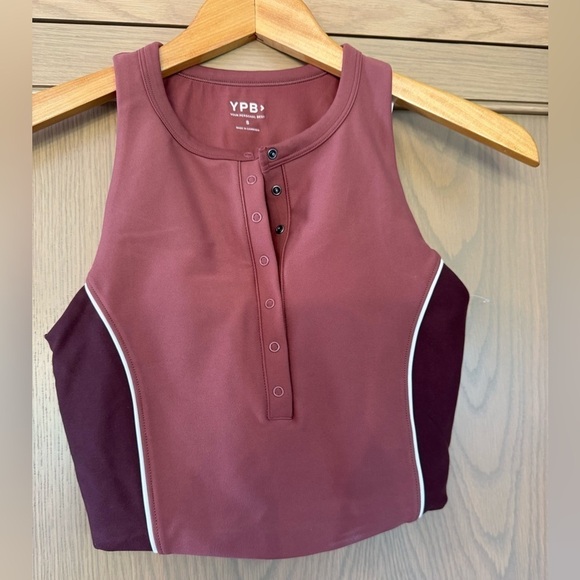 NWOT Abercrombie YPB SculptLUX Plunge Henley Slim Tank / small - Picture 6 of 11